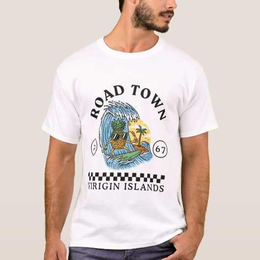 Road Town Maagdeneilanden T-shirt (Voorkant)