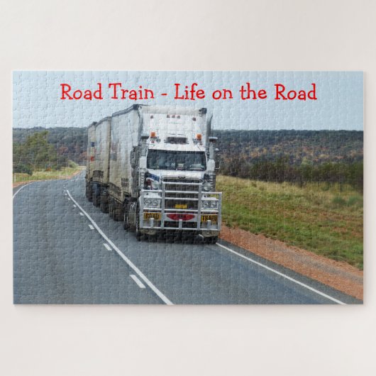 Road Train Life on the Road Truck Legpuzzel (Horizontaal)