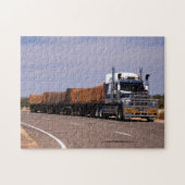 Road Train Truck Australia Lasseter Highway Legpuzzel (Horizontaal)