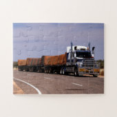 Road Train Truck Australia Lasseter Highway Legpuzzel (Horizontaal)