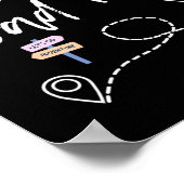 Road Trip 2025 Familie Vakantie Matching Groep Squ Poster (Hoek)