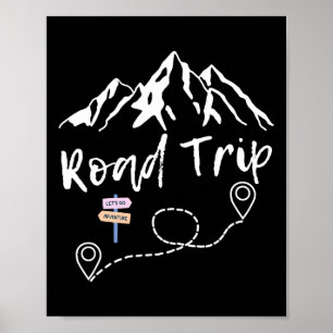 Road Trip 2025 Familie Vakantie Matching Groep Squ Poster
