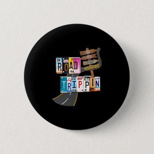 Road Trip 2025 Vakantie Meisjes Trip Avontuur Cade Ronde Button 5,7 Cm