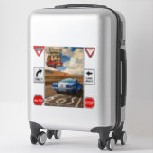 "Road Trip 66" Sticker (Koffer)