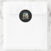Road Trip Adventure Car Ronde Sticker (Tas)