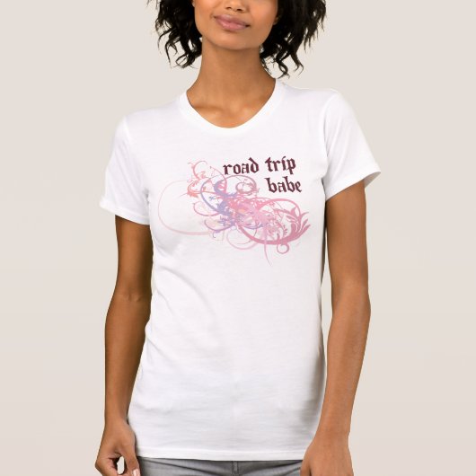 Road Trip Babe T-shirt (Voorkant)