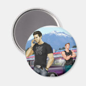 Road Trip by Joe Phillips Magneet (Voorkant / Achterkant)