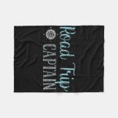 Road Trip Captain Road Trip Fleece Deken (Voorkant (Horizontaal))