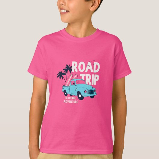 road trip car t-shirt (Voorkant)