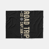 Road Trip Co Captain Road Trip 3 Fleece Deken (Voorkant (Horizontaal))