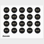 Road Trip Co Captain Road Trip 3 Ronde Sticker (Vel)