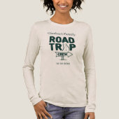 Road Trip Crew jaarlijkse familievakantie Tri-Blend Shirt (Voorkant)