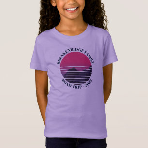 Road Trip Crew Sunset Mountains op maat T-shirt