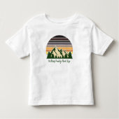 Road Trip Groen Bos Cool Custom Natuur Kinder Shirts (Voorkant)
