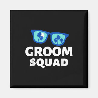Road Trip Groom Squad Funny Vacation Crew Wedding  Magneet