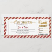 Road Trip Kerstcadeaubon Kaart (Voorkant)