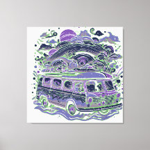 Road Trip met kleurrijke Van