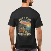 Road Trip Nomad Van Life T-shirt (Achterkant)