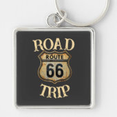 Road Trip Route 66 Sleutelhanger (Voorkant)