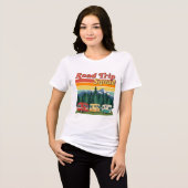 Road Trip Squad  Camper Adventure Design Tri-Blend Shirt (Voorkant volledig)