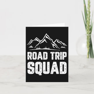 Road Trip Squad Camping Vakantie Reis Cadeau Chris Kaart