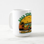 Road Trip Squad Coffee Mug | Retro 70s Travel Cup Koffiemok (Voorkant links)
