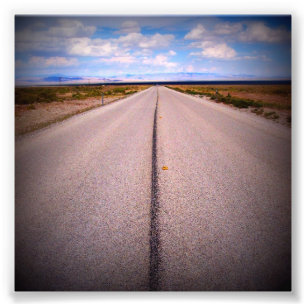 Road Trip Summer Vacation 4x4 Square Foto Afdruk