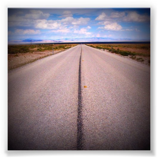 Road Trip Summer Vacation 4x4 Square Foto Afdruk (Voorkant)