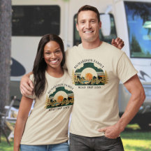 Road Trip  Sunset Camping Familiereünie