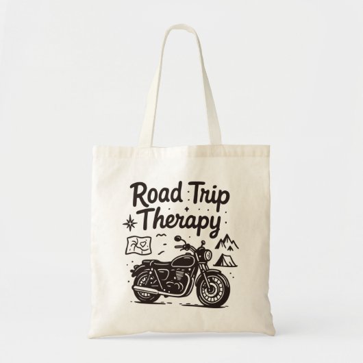 Road Trip Therapy Tote Bag (Voorkant)