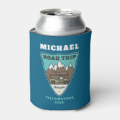 Road Trip Travel Personalized Can Coolers (Blikje Voorkant)