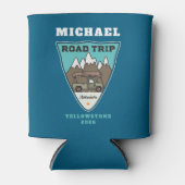 Road Trip Travel Personalized Can Coolers (Voorkant)