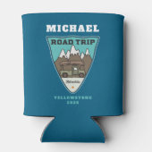 Road Trip Travel Personalized Can Coolers (Achterkant)