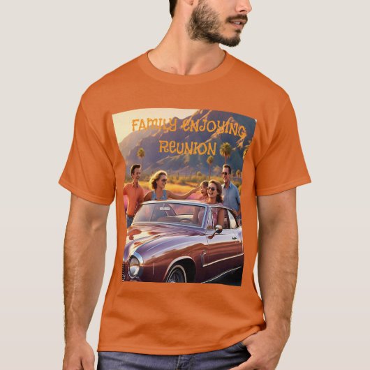 Road Trip Tshirt voor Heren (Voorkant)