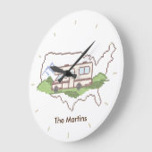 Road Trip USA Motor Home Grote Klok (Hoek)