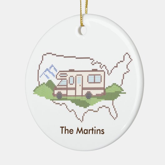 Road Trip USA Ornament (Links)