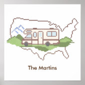 Road Trip USA Poster (Voorkant)