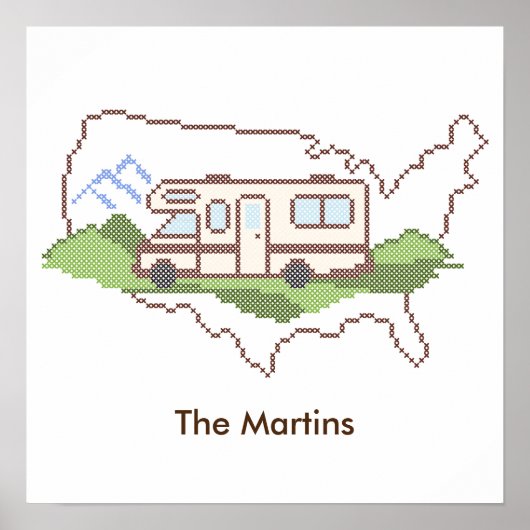 Road Trip USA Poster (Voorkant)