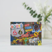 Road Trip USA Route 66 Travel License Bord Art Briefkaart (Staand voorkant)