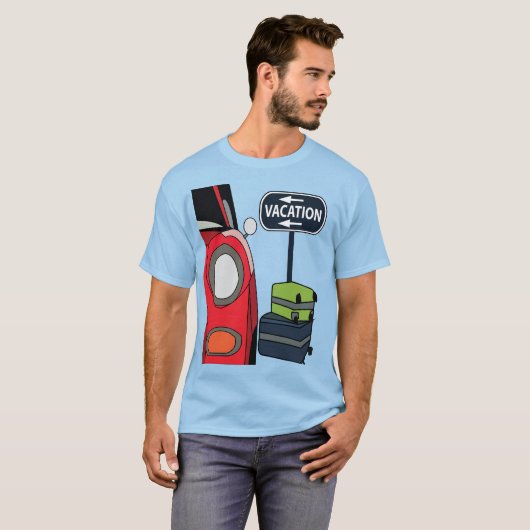 Road Trip Vakantie T-shirt (Voorkant volledig)