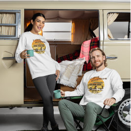 Road trip  van dog dad mom trui