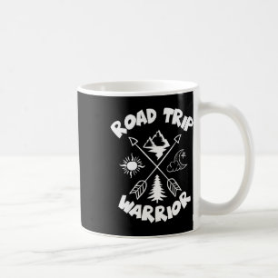 Road Trip Warrior Family Shirt voor familie vakant Koffiemok