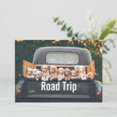 Road Trip Wenskaart Kaart (Staand voorkant)