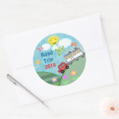 Road Trip Zomer Vakantie Stickers (Envelop)