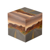 Road trip zonsondergang kubus (Achter hoekig)