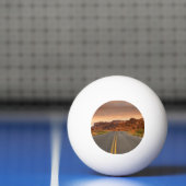 Road trip zonsondergang pingpongbal (Net)