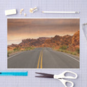 Road trip zonsondergang tissuepapier (Craft)