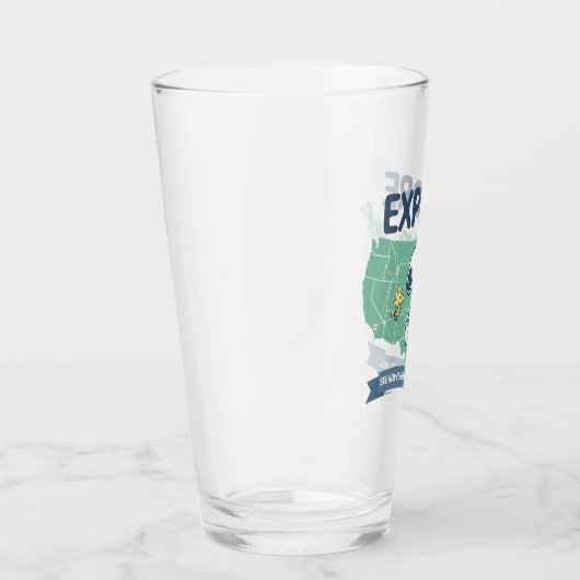 road trippin | Peanuts Explore Glas (Rechts)