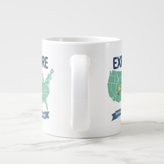 road trippin | Peanuts Explore Grote Koffiekop (Achterkant)