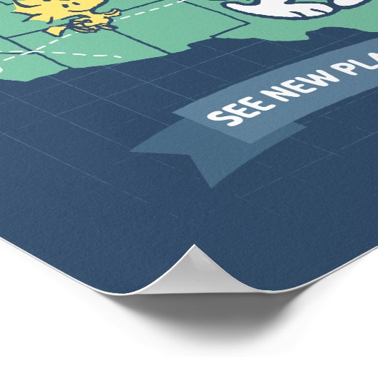 road trippin | Peanuts Explore Poster (Hoek)